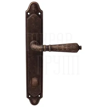 Дверная ручка на планке Melodia 130/158 'Antik' античная бронза (wc)