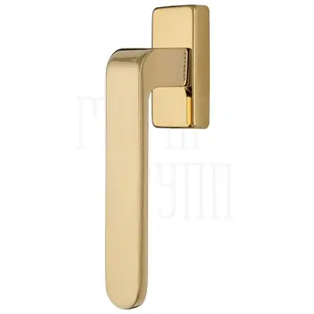 Ручка оконная Extreza Hi-tech 'RUBI' (Руби) 121 HW латунь pvd