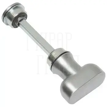 Фиксатор санузловый мини Verum Nuda Pure, Wind (полотно 60 мм) матовый хром