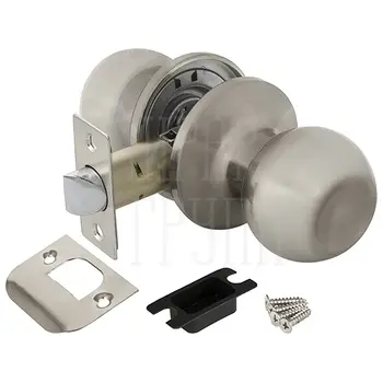 Ручка Ajax (Аякс) защелка DK682 BL-PS (6082 BL-P) (без фик.) матовый никель