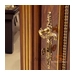 Дверная ручка на планке Salice Paolo "Samarra" 4271, золото 24к