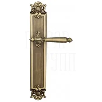 Дверная ручка Venezia 'PELLESTRINA' на планке PL97 матовая бронза