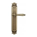 Дверная ручка Venezia "PELLESTRINA" на планке PL97, матовая бронза