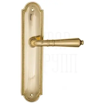 Дверная ручка Fratelli Cattini 'TOSCANA' на планке PL248 полированная латунь