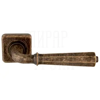 Дверная ручка на розетке Melodia 424 Z1 'Denver' античная бронза