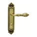 Дверная ручка на планке Melodia 229/229 'Libra', полированная латунь (wc)