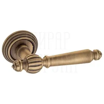 Дверная ручка на розетке Venezia 'PELLESTRINA' D8 матовая бронза