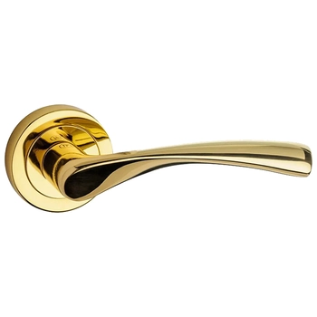 Ручка латунная на розетке Pasini 'Ninfa' 3471 (0037) полированная латунь