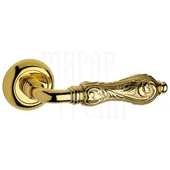 Дверная ручка на розетке Fimet "Flora" 147 (231С)