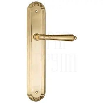 Дверная ручка Fratelli Cattini 'TOSCANA' на планке PL288 полированная латунь