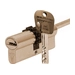 Цилиндровый механизм ключ-шток Mul-T-Lock Integrator BSE 71 mm (35+10+26), латунь
