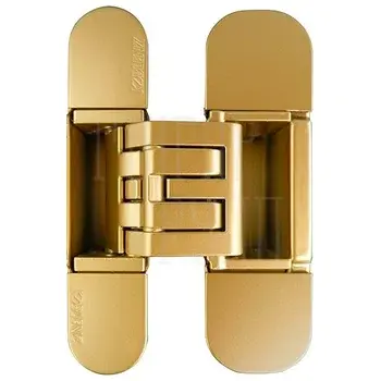 KUBICA HYBRID K6360 45CM петля скрытая универсальная асимметричная (60 kg) матовое золото