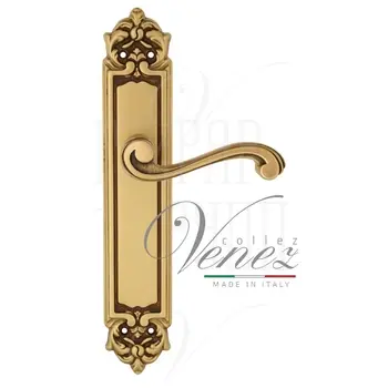 Дверная ручка Venezia 'VIVALDI' на планке PL96 французское золото