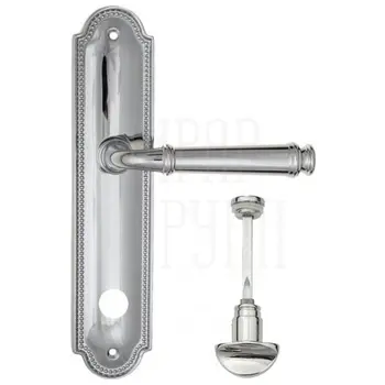 Дверная ручка Fratelli Cattini 'FARFALLA' на планке PL248 полированный хром (wc-2)