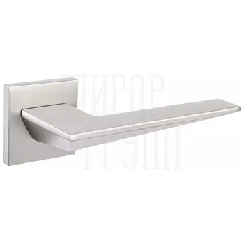 Дверные ручки Renz (Ренц) 'Кроне' INDH 320-03 slim на квадратной розетке никель супер матовый