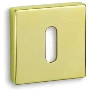 Накладки под ключ Convex 2145 на квадратной розетке золото 24к