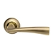 Дверная ручка Armadillo на круглой розетке "Columba" LD80, бронза + золото