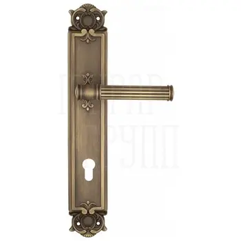 Дверная ручка Venezia 'IMPERO' на планке PL97 матовая бронза (cyl)