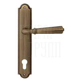 Дверная ручка на планке Melodia 424/458 'Denver' матовая бронза (cyl)