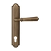 Дверная ручка на планке Melodia 424/458 'Denver', матовая бронза (cyl)