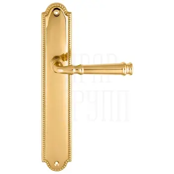 Дверная ручка Extreza 'BONO' (Боно) 328 на планке PL03 полированное золото