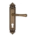 Дверная ручка Fratelli Cattini "GRACIA" на планке PL96 , матовая бронза (cyl)