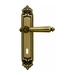 Дверная ручка на планке Melodia 246/229 'Nike', матовая бронза (key)