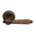 Дверная ручка на розетке Melodia 246 (60) 'Nike', античная бронза