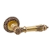 Дверные ручки на раздельном основании Fuaro (Фуаро) 'IMPERIA' SM, французское золото
