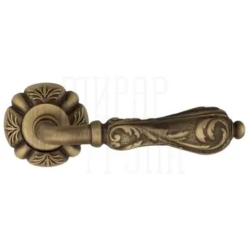 Дверная ручка на розетке Venezia 'MONTE CRISTO' D5 матовая бронза