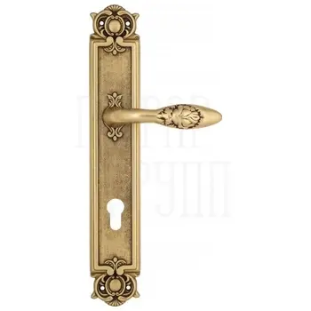 Дверная ручка Venezia 'CASANOVA' на планке PL97 французское золото (cyl)