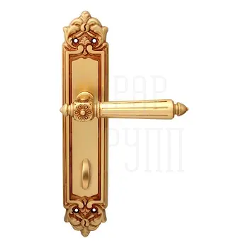 Дверная ручка на планке Melodia 246/229 'Nike' французское золото (wc)