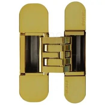 Петля дверная скрытая KUBICA HYBRID 6360 45 мм (60 кг) асимметричная золото