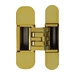 Петля дверная скрытая KUBICA HYBRID 6360 45 мм (60 кг) асимметричная, золото