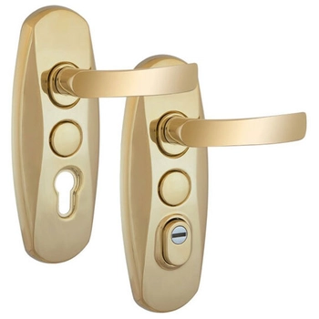 Фурнитура Mul-T-Lock SH 300 без цилиндра матовое золото