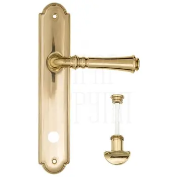 Дверная ручка Fratelli Cattini 'GRACIA' на планке PL257 полированная латунь (wc-2)