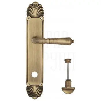 Дверная ручка Venezia 'VIGNOLE' на планке PL87 матовая бронза (wc)
