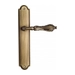 Дверная ручка Venezia 'MONTE CRISTO' на планке PL98, матовая бронза