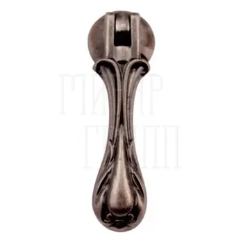 Мебельная ручка-кноб CORONA mod. '0008M' античное серебро