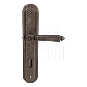 Дверная ручка на планке Melodia 246/235 'Nike' античное серебро (wc)