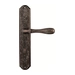 Дверная ручка на планке Melodia 294/131 "Beta", античное серебро (wc)