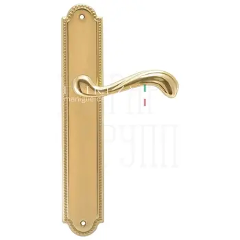 Дверная ручка Extreza 'NINA' (Нина) 317 на планке PL03 полированное золото