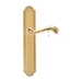 Дверная ручка Extreza "NINA" (Нина) 317 на планке PL03, полированное золото
