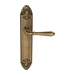 Дверная ручка Venezia 'CLASSIC' на планке PL90, матовая бронза