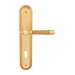 Дверная ручка на планке Melodia 102/235 'Veronica', французское золото (cyl)