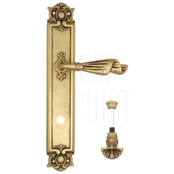 Дверная ручка Venezia 'Opera' на планке PL97 французское золото (wc-4)