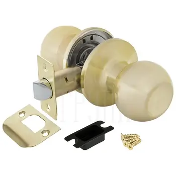 Ручка Fuaro (Фуаро) защелка DK672/PS (672/P) ( без фик.) матовое золото