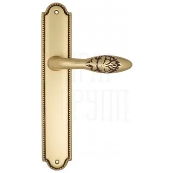 Дверная ручка Venezia 'CASANOVA' на планке PL98 французское золото