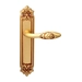 Дверная ручка на планке Melodia 243/229 "Rosa", французское золото