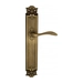 Дверная ручка Venezia 'ALESSANDRA' на планке PL97, матовая бронза